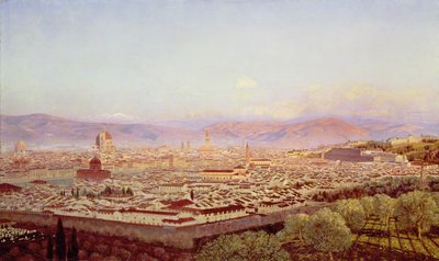 Florença a partir de Bellosguardo de John Brett