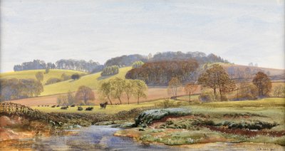 Primavera perto de Norbury, 1861 de John Brett
