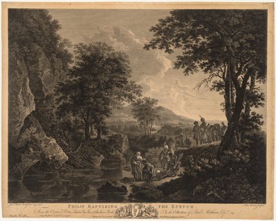 Filipe Batizando o Eunuco, 1772. de John Browne
