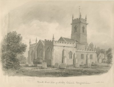 Igreja Ashley: desenho sépia de John Buckler