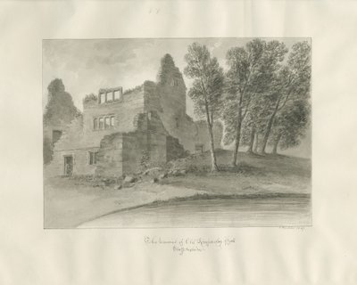 Biddulph - Knypersley Hall [antigo] : desenho sépia de John Buckler