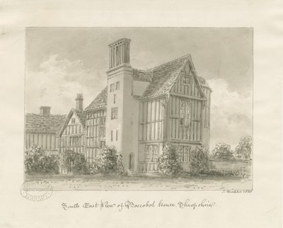 Casa Boscobel: lavagem sépia de John Buckler