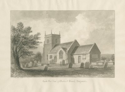 Igreja de Bucknall: desenho em sépia de John Buckler