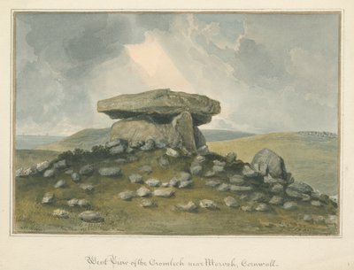 Cornualha - Morvah - "O Cromeleque", 1821 de John Buckler