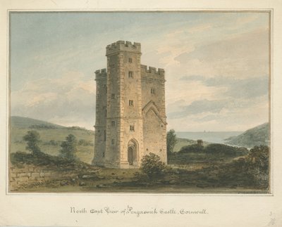 Cornualha - Castelo de Pengersick de John Buckler