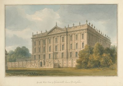 Derbyshire - Chatsworth House de John Buckler