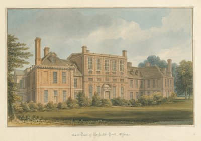 Essex - Gosfield Hall, 1824 de John Buckler