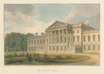 Essex - Wanstead House, 1822 de John Buckler