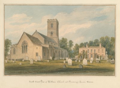 Essex - Witham Church e Parsonage House de John Buckler