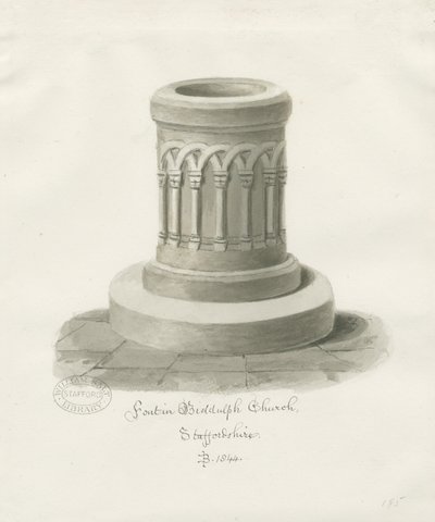 Fonte em Biddulph de John Buckler