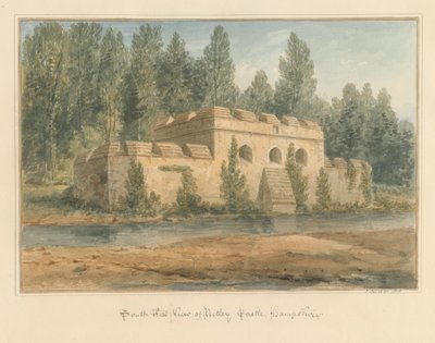 Hampshire - Castelo de Netley, 1828 de John Buckler