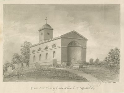 Dicas Igreja: desenho sépia de John Buckler