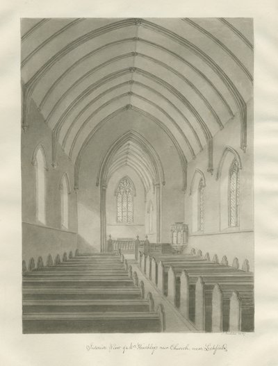 Lichfield - Interior da Igreja de Cristo [Nova Igreja
