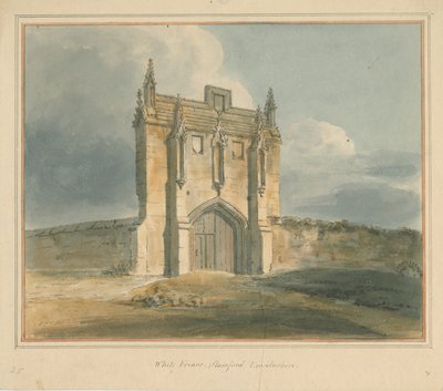 Lincolnshire - Stamford - Frades Brancos, 1802 de John Buckler