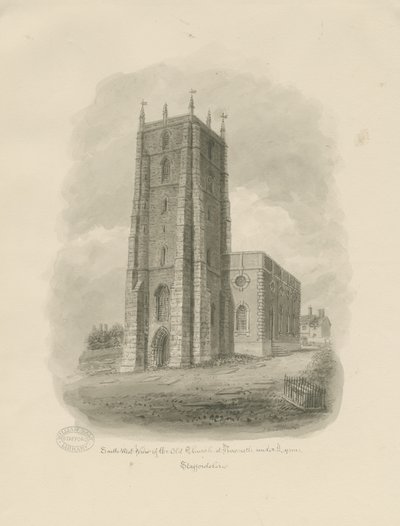 Newcastle-under-Lyme - "St. Giles, o Abade" de John Buckler