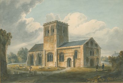 Igreja de Oxfordshire - Meofley, 1802 de John Buckler