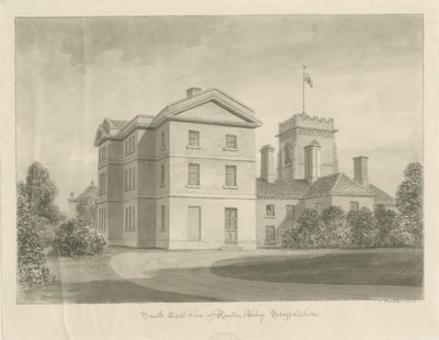 Abadia de Ranton [Priorado]: desenho em sépia, 1842 de John Buckler