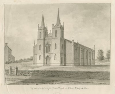 Igreja da Pedra [Nova]: desenho sépia de John Buckler