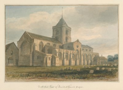 Sussex - Igreja de Arundel, 1804 de John Buckler