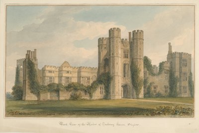 Sussex - casa de Cowdray, 1825 de John Buckler