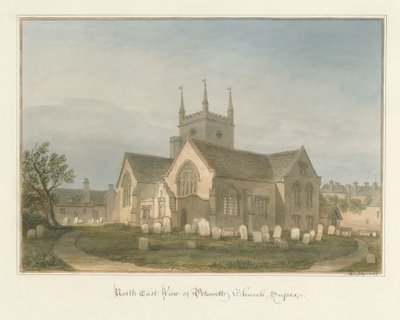 Sussex - Igreja Petworth, 1825 de John Buckler