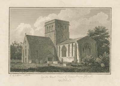 Wiltshire - Igreja de Amesbury: gravura, 1806 de John Buckler