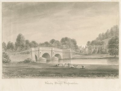 Ponte Wolseley: desenho sépia de John Buckler
