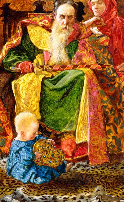E quem sabe se será homem sábio ou tolo, 1901 de John Byam Liston Shaw