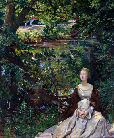 Que coisa estranha é o que o homem pode saber, mas como um segredo sagrado! (pintura) de John Byam Liston Shaw