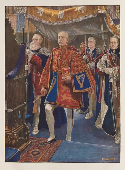 Coroação do Rei Eduardo VII de John Byam Liston Shaw