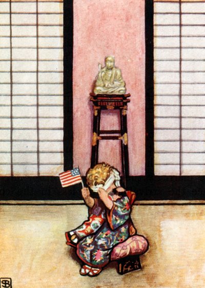 Puccini, Madam Butterfly (litografia a cores) de John Byam Liston Shaw