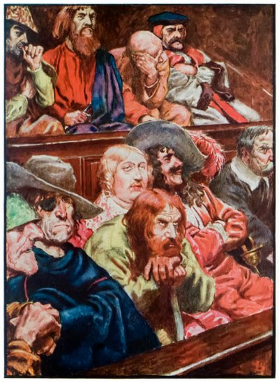 "O júri" de "O peregrino" progride deste mundo para o que está por vir "por John Bunyan de John Byam Liston Shaw