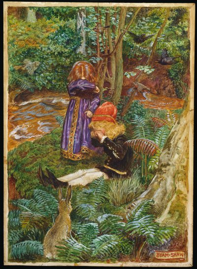 Eles se sentaram e choraram de John Byam Liston Shaw