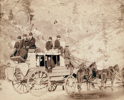O Autocarro de Deadwood em viagem no Dakota do Sul de John C. H. Grabill