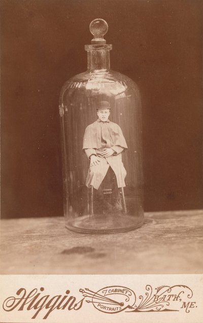 Homem em Garrafa, ca. 1888. de John C. Higgins
