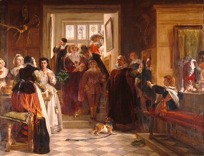 Descer para jantar de John Callcott Horsley
