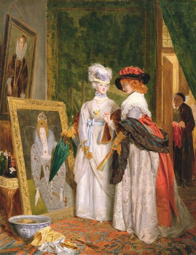 Críticos em Traje, Mudança de Moda de John Callcott Horsley
