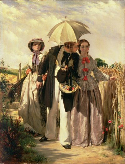 Mostrando uma preferência, 1860 de John Callcott Horsley