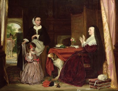 O vestido novo, 1865 de John Callcott Horsley