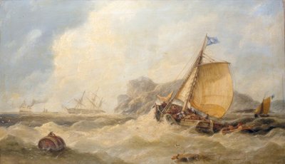 Manhã após um vendaval na costa de Yorkshire de John Callow