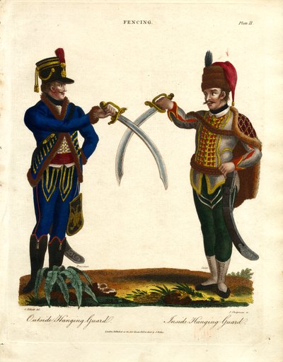 Vedações: Guarda suspensa exterior e interior de John Chapman