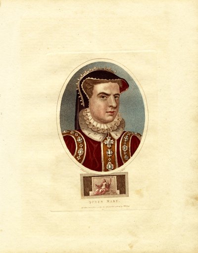 Retrato da Rainha Maria I de Inglaterra de John Chapman
