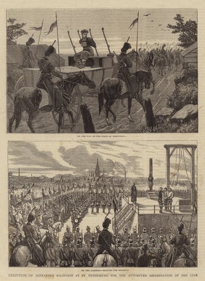 Execução de Alexander Solovieff em São Petersburgo pela tentativa de assassinato do czar de John Charles Dollman