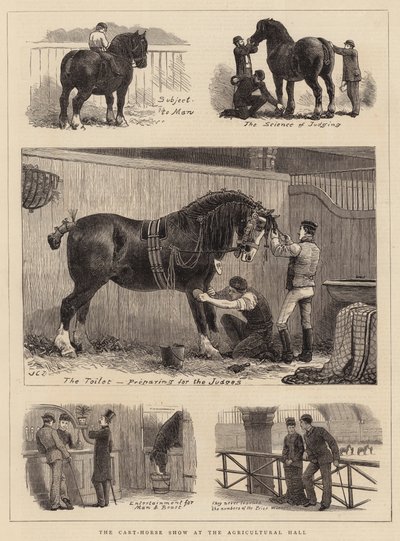 O show de carroça no salão agrícola de John Charles Dollman