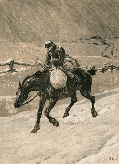 O carteiro do Natal de John Charles Dollman