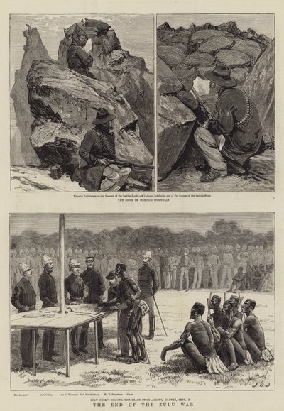 O fim da guerra zulu de John Charles Dollman