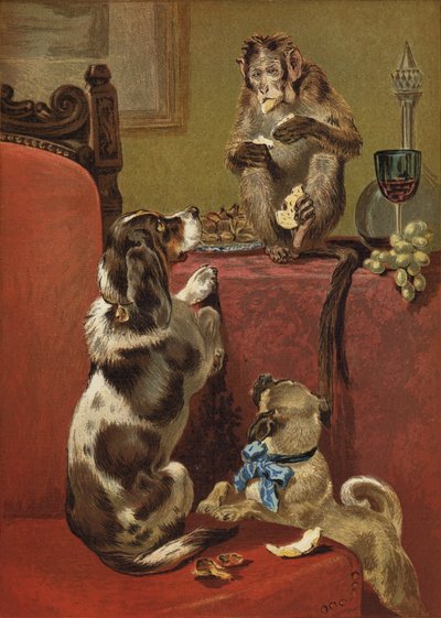 O macaco ganancioso de John Charles Dollman