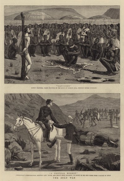 A guerra zulu de John Charles Dollman