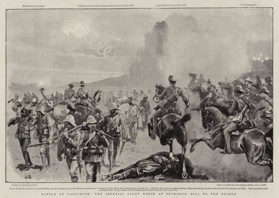 Batalha de Ladysmith, o Imperial Light Horse em Pepworth Hill para o Resgate de John Charlton