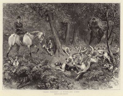 Hard Pressed, uma cena da floresta de John Charlton